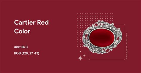 cartier pantone red|cartier color chart.